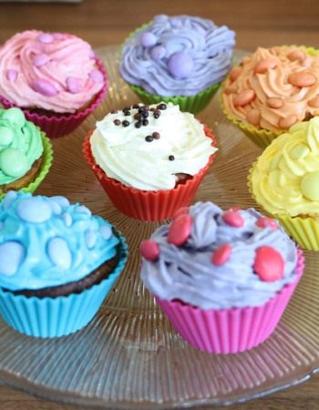 Cupcakes colorés - Babilou