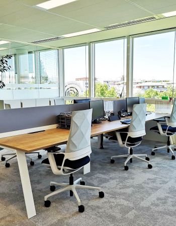 locaux des bureaux au siège de Babilou à Bois Colombes 