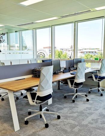 locaux des bureaux au siège de Babilou à Bois Colombes 
