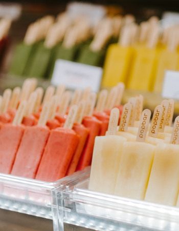 des glaces aux fruits de saisons