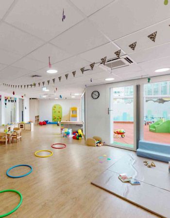 Intérieur de la crèche Babilou Paris Montparnasse