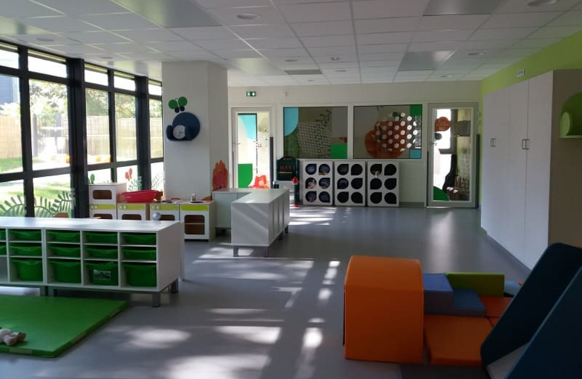 Espace de vie de la crèche NA ! Nantes Nord