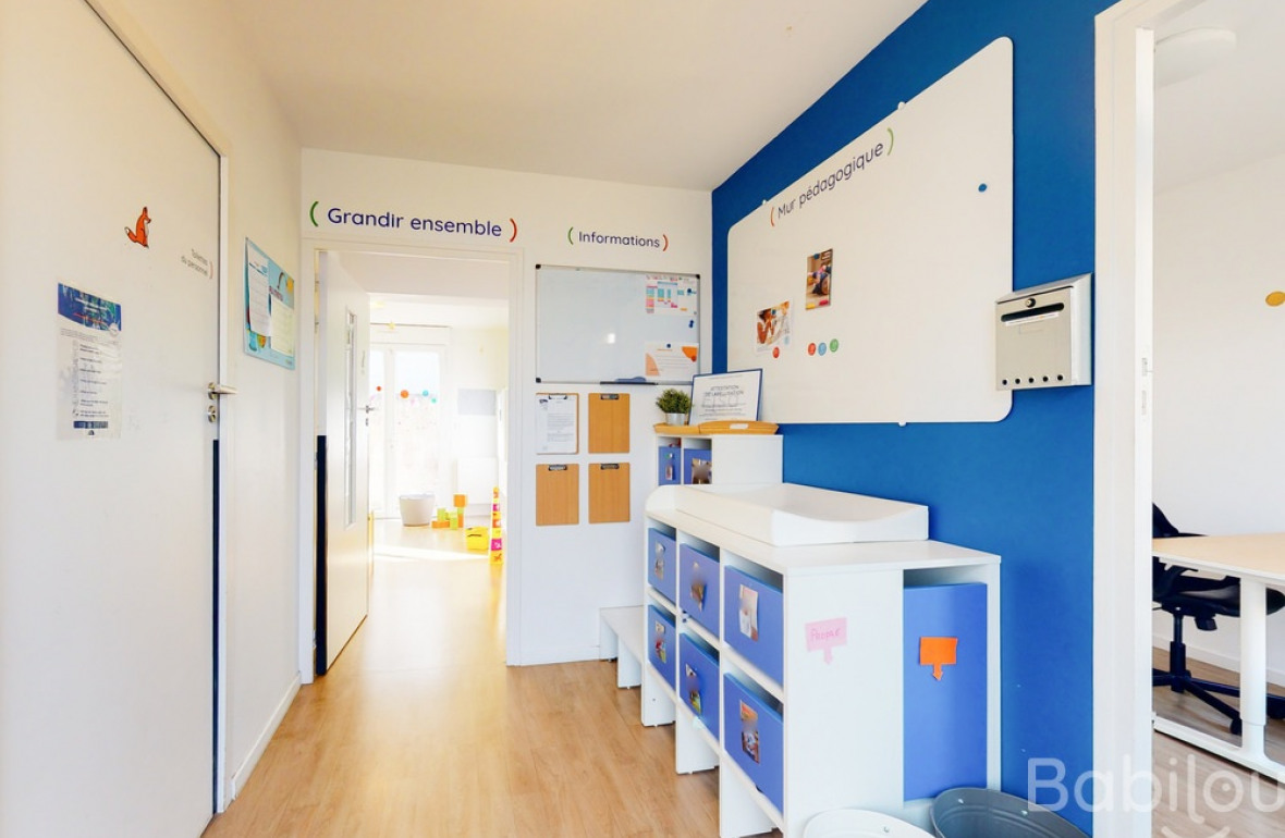 espace de vie dans la crèche