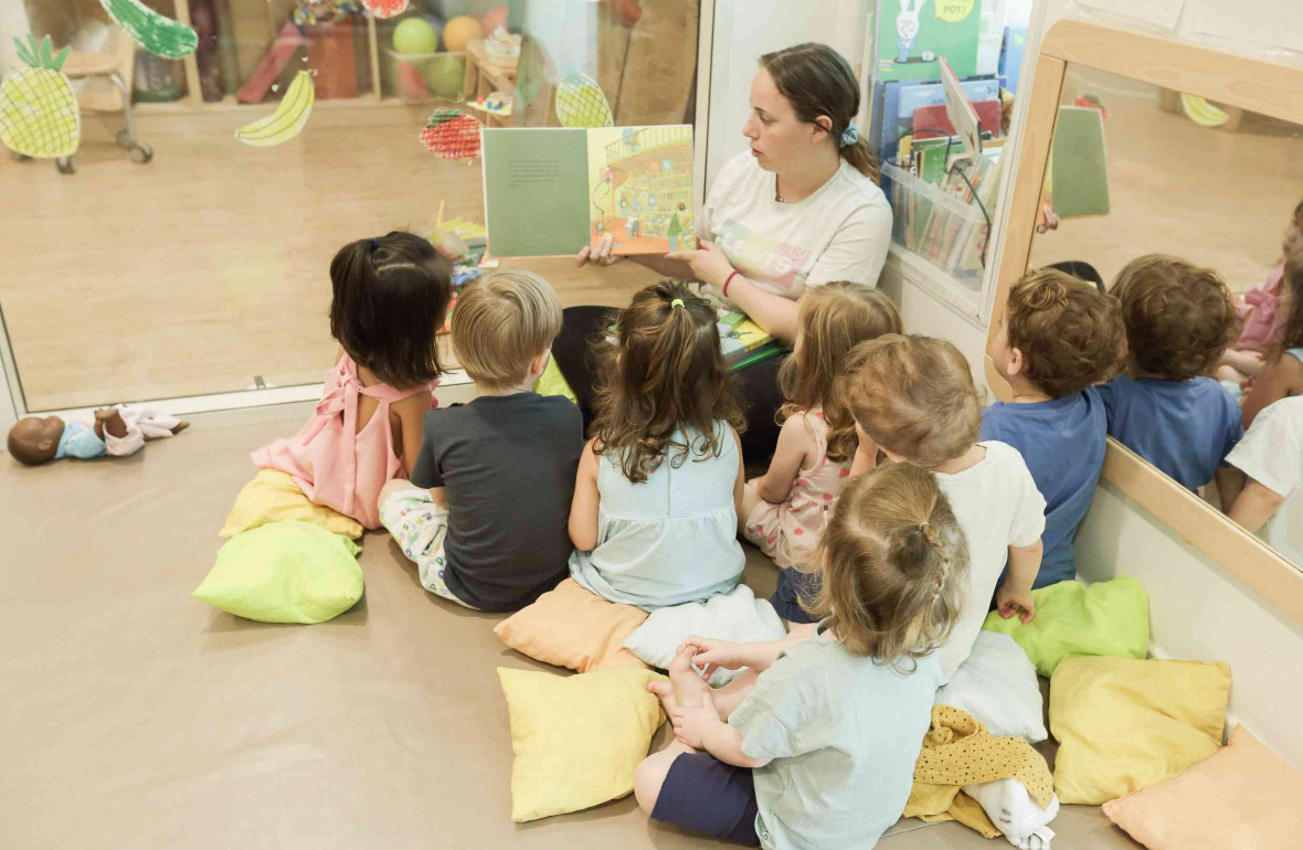 349 - Babilou Villeurbanne Guérin - temps de lecture avec des enfants