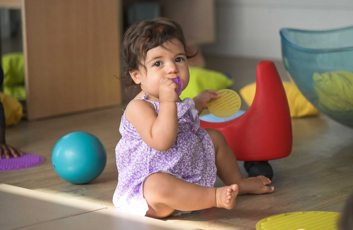 486 - Babilou Paris Montparnasse une enfant s'amusant