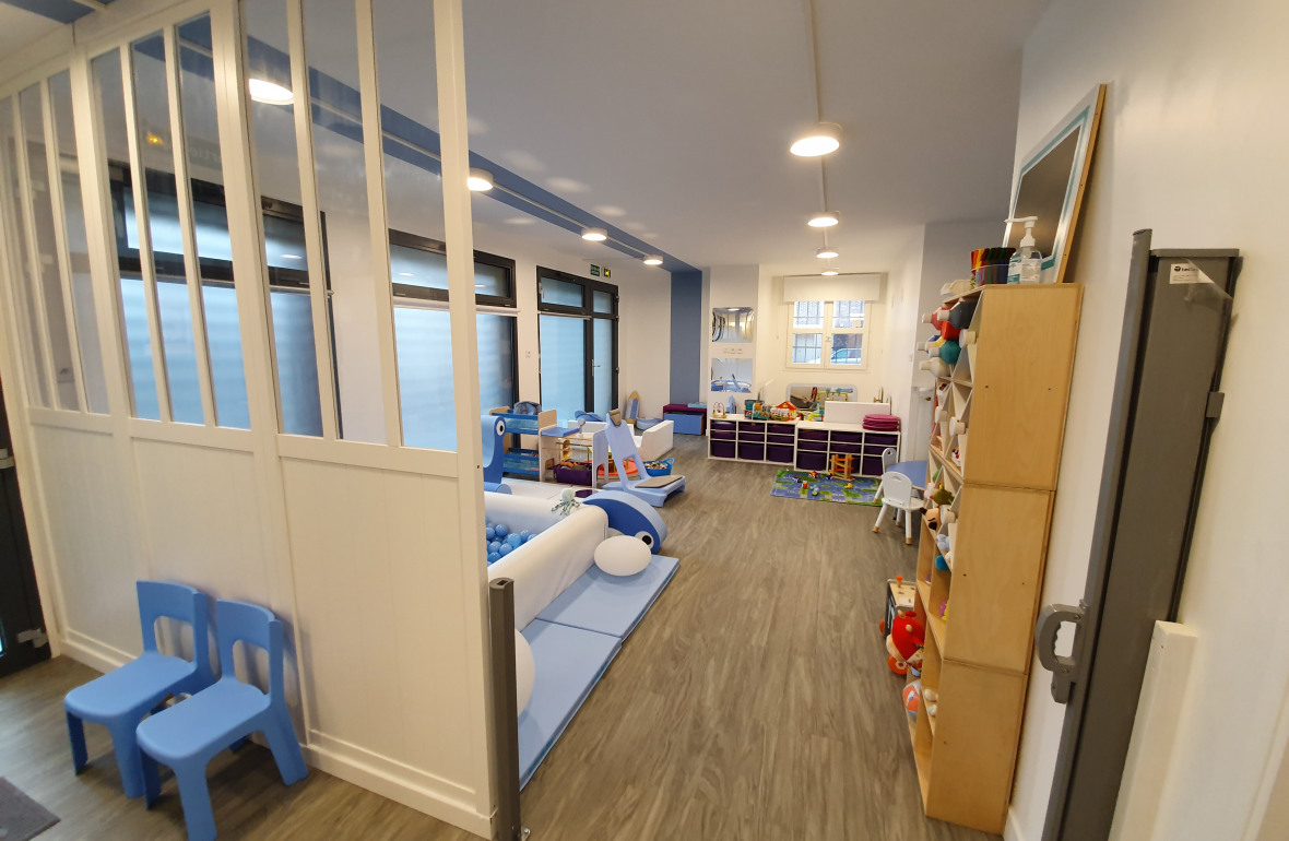 photo de l'intérieur de la crèche