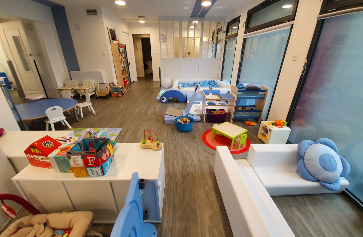 photo de l'intérieur de la crèche