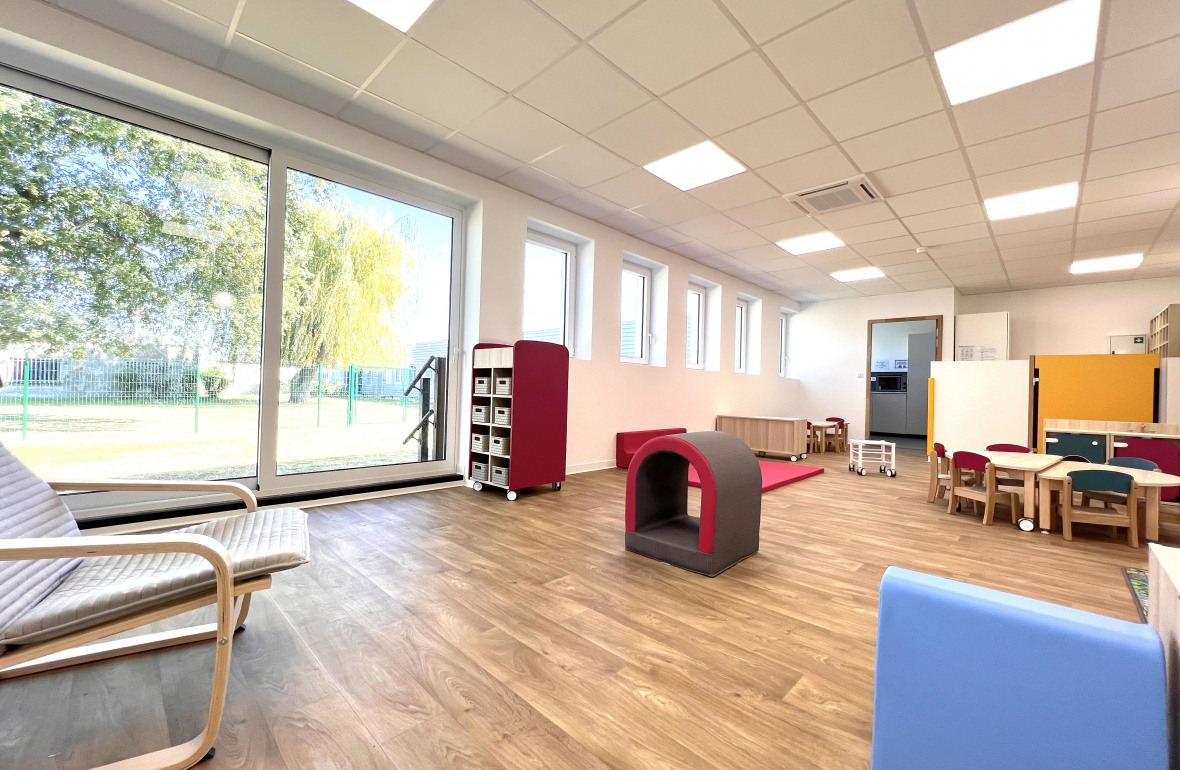 image de la salle d'activité de la crèche partenaire Nursea