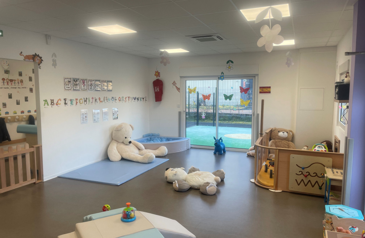 Image représentant l'intérieur de la crèche partenaire Les Canetons
