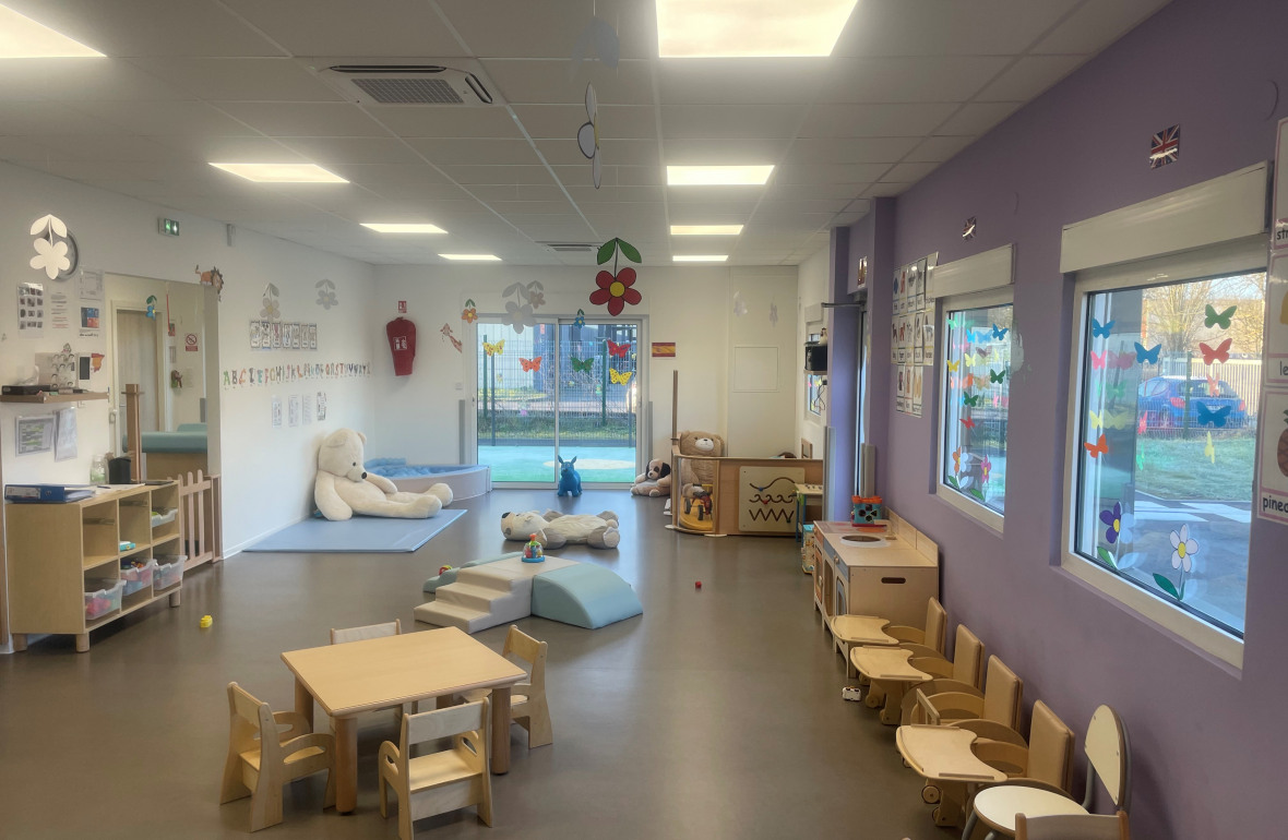 Image représentant l'intérieur de la crèche partenaire Les Canetons