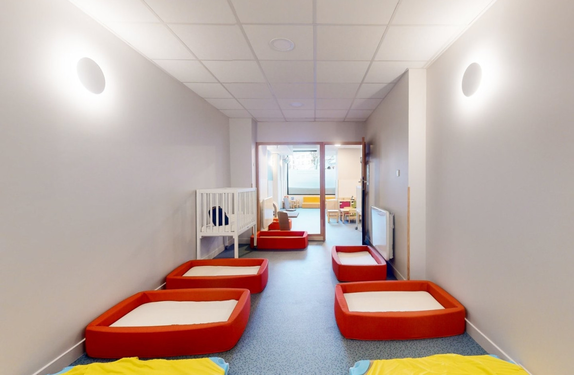 Image représentant le dortoir de la crèche PAIDOU Batignolles