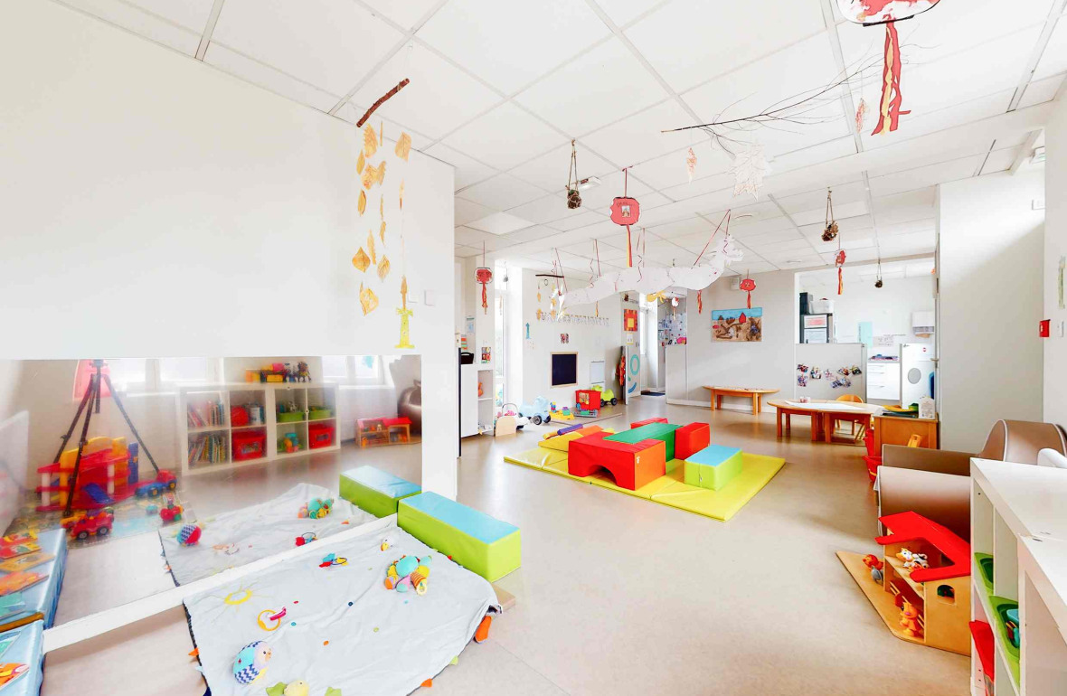 Espace de jeu en crèche Babilou