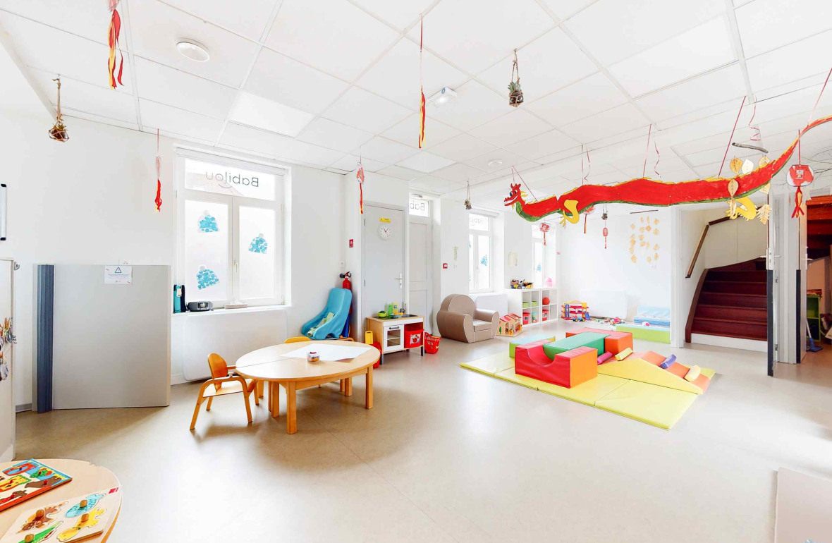 Espace de jeu en crèche Babilou