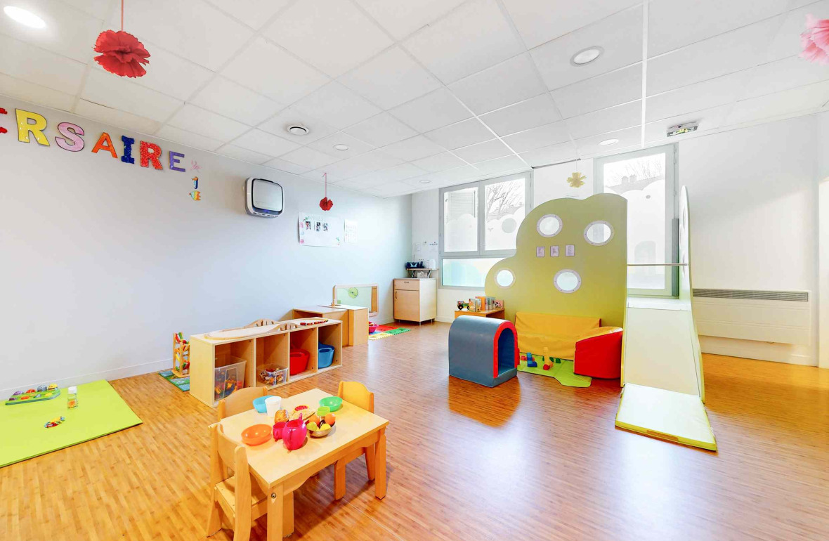 Espace de jeu en crèche Babilou