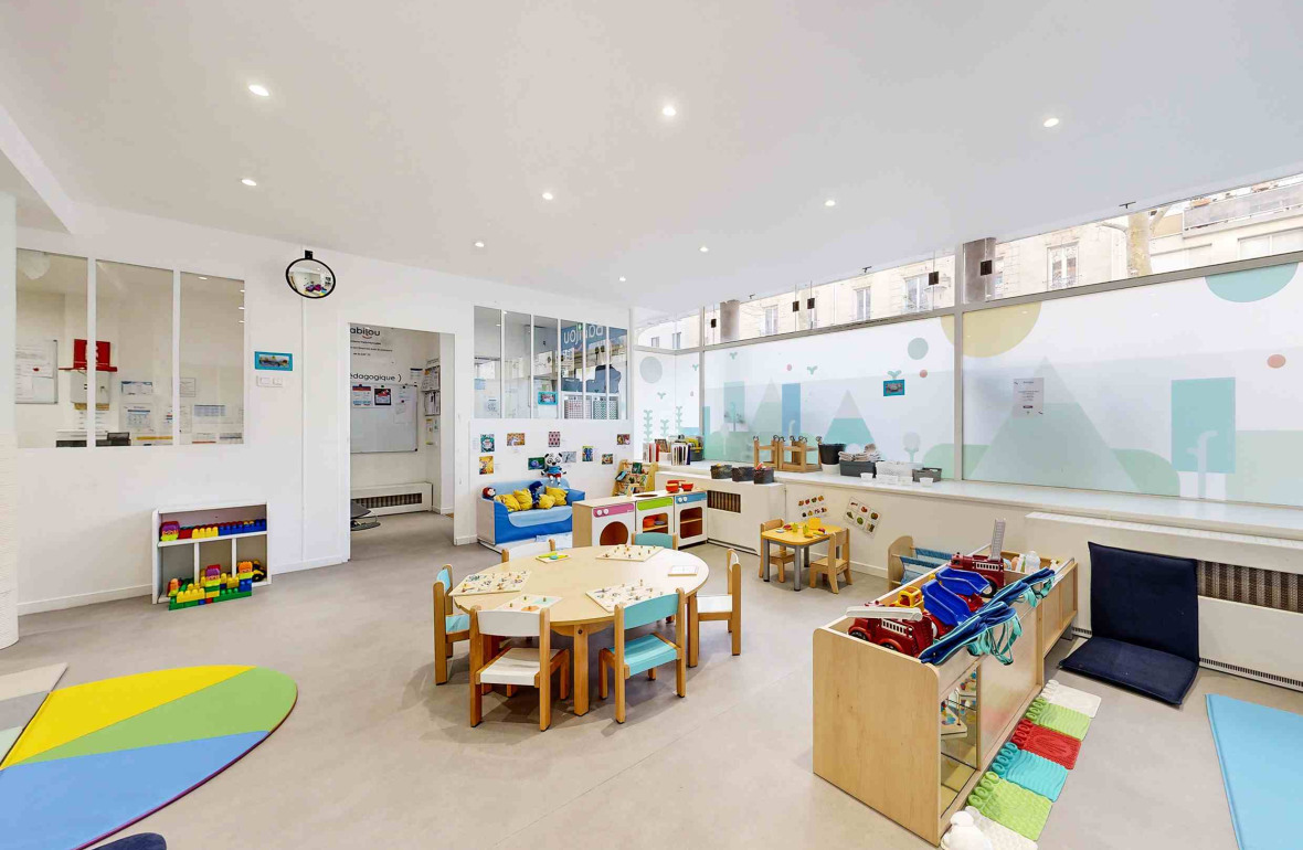 Espace de jeu de la crèche Babilou 