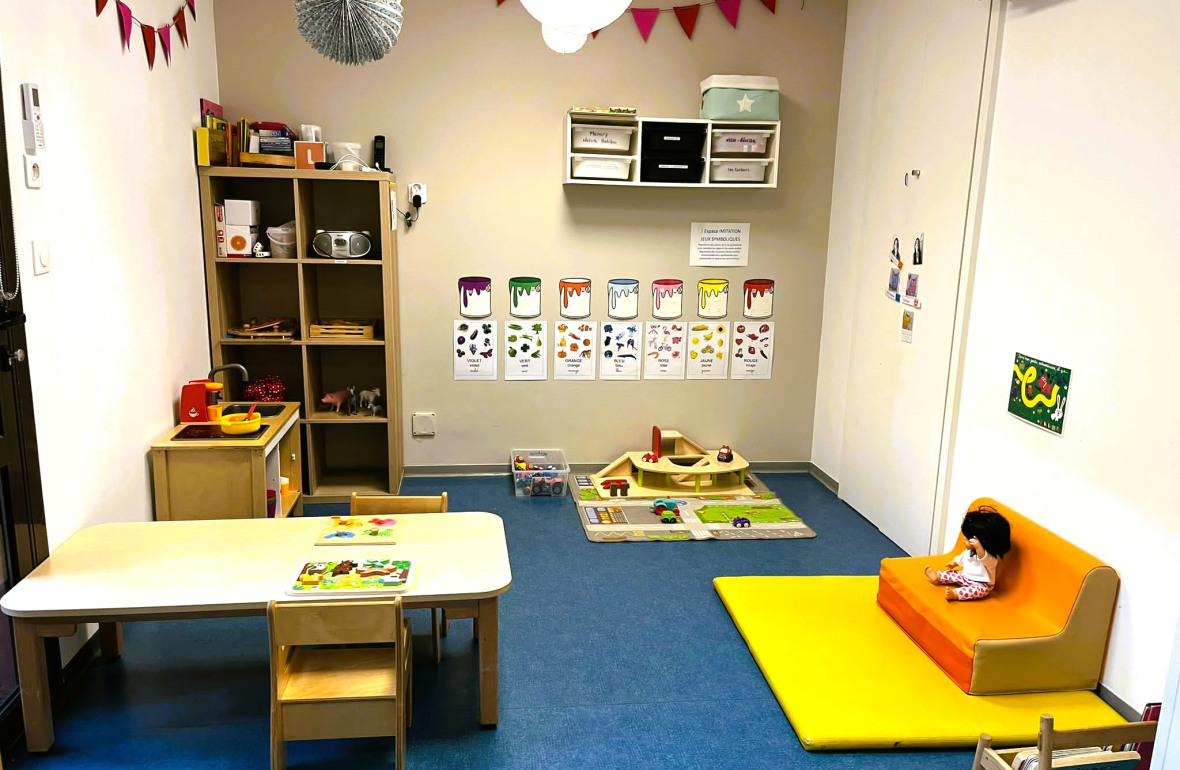 Salle de jeux de la micro-crèche Babilou Montpellier Club 7