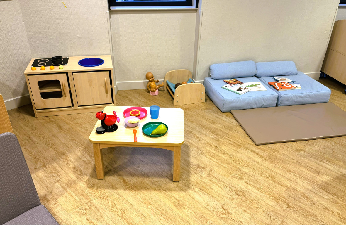 Espace intérieur au sein de la crèche Babilou Lyon Favre