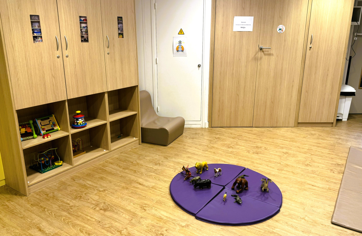Espace de jeux au sein de la crèche Babilou Lyon Favre