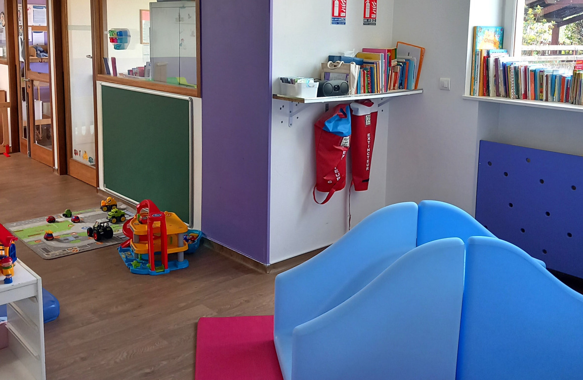 Structure de jeux au sein de la crèche Babilou Eveux Eglise