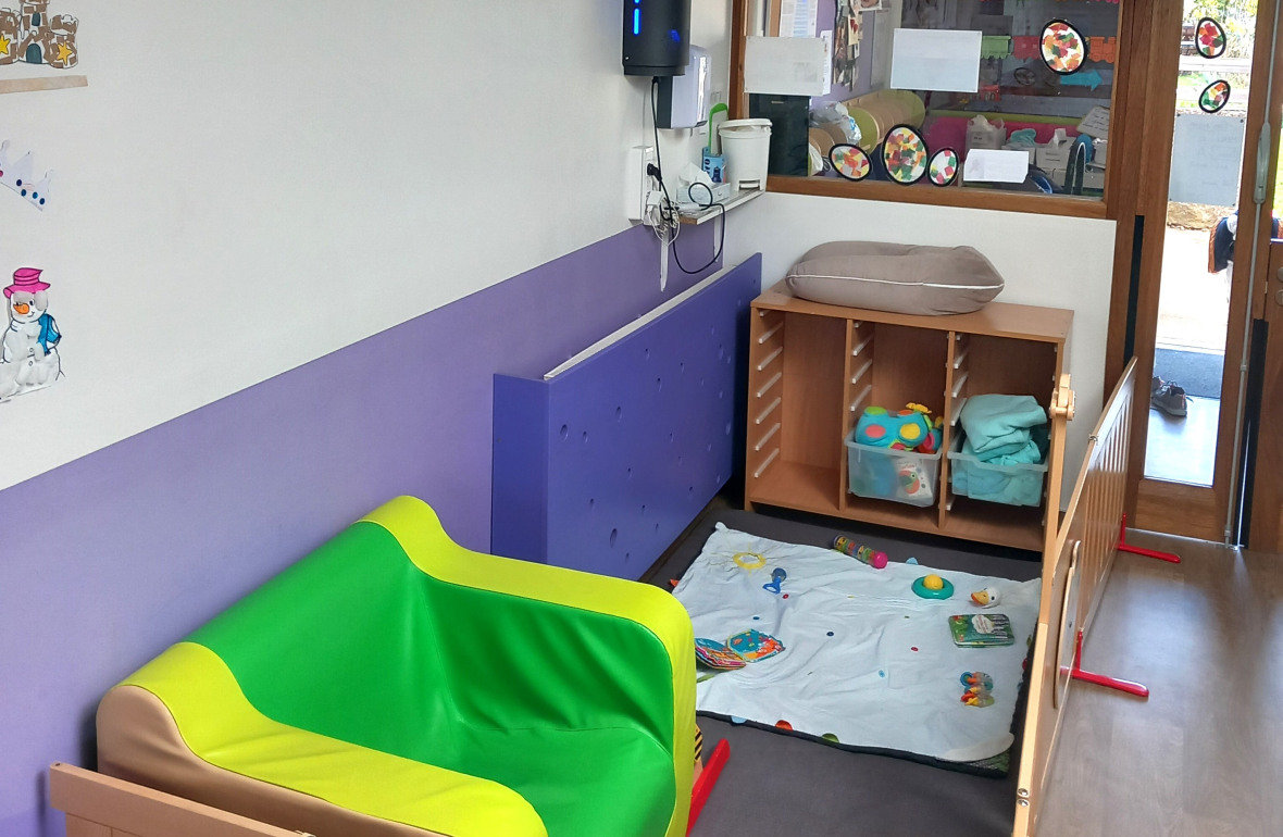 Espace déstiné aux touts-petits au sein de la crèche Babilou Eveux Eglise