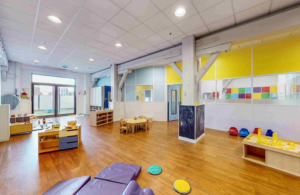 Espace de jeu en crèche Babilou