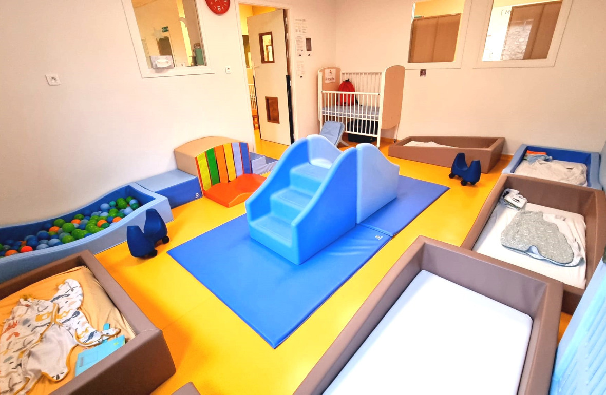 Espace de jeu au sein de la Crèche Babilou Ormesson Wladinir d'Ormesson