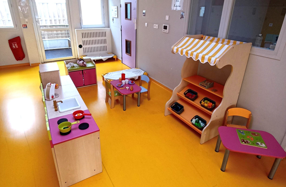 Espace imitation au sein de la Crèche Babilou Ormesson Wladinir d'Ormesson