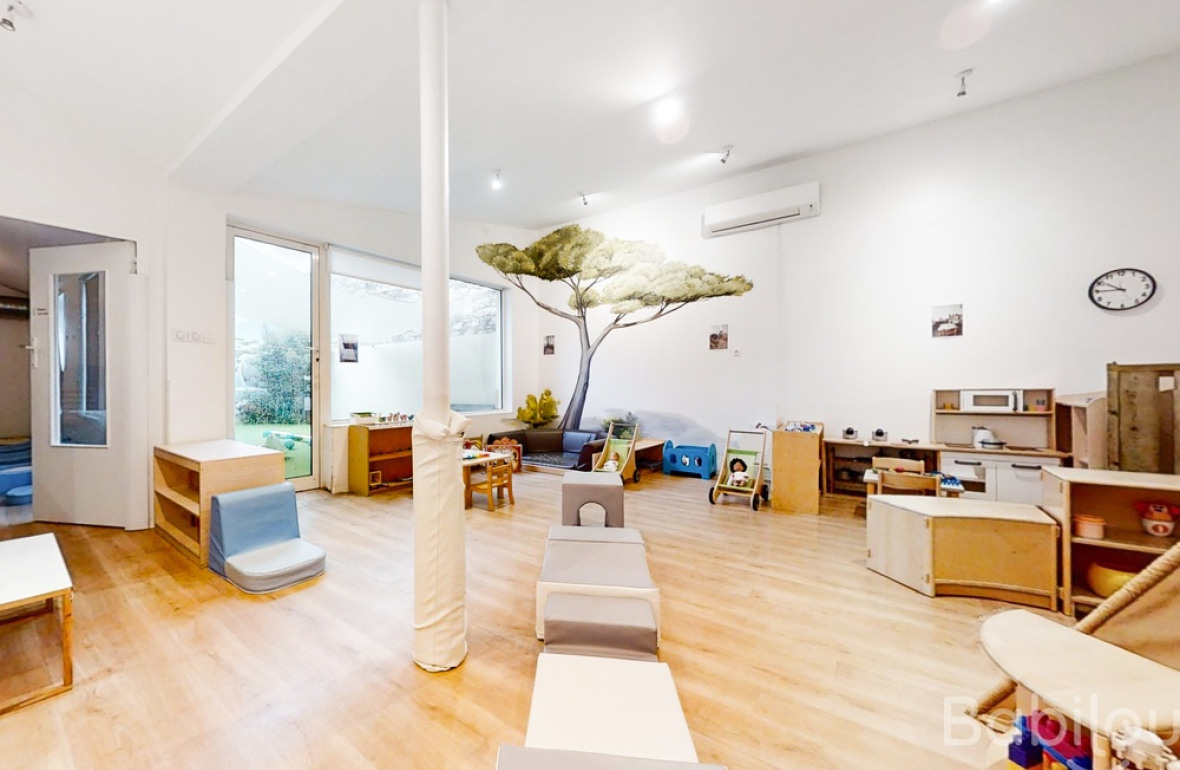 Espace de motricité en crèche Babilou