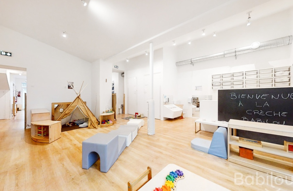 Espace de jeu dans une crèche Babilou