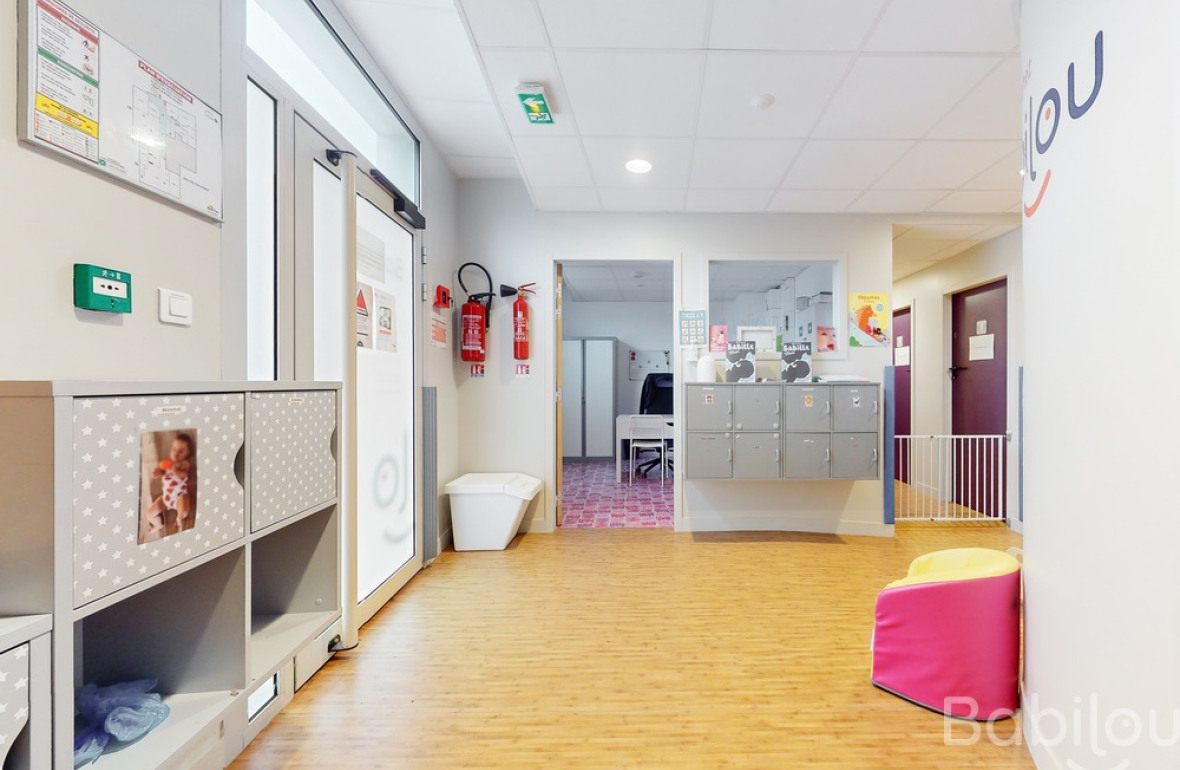 Espace de rangement en crèche Babilou