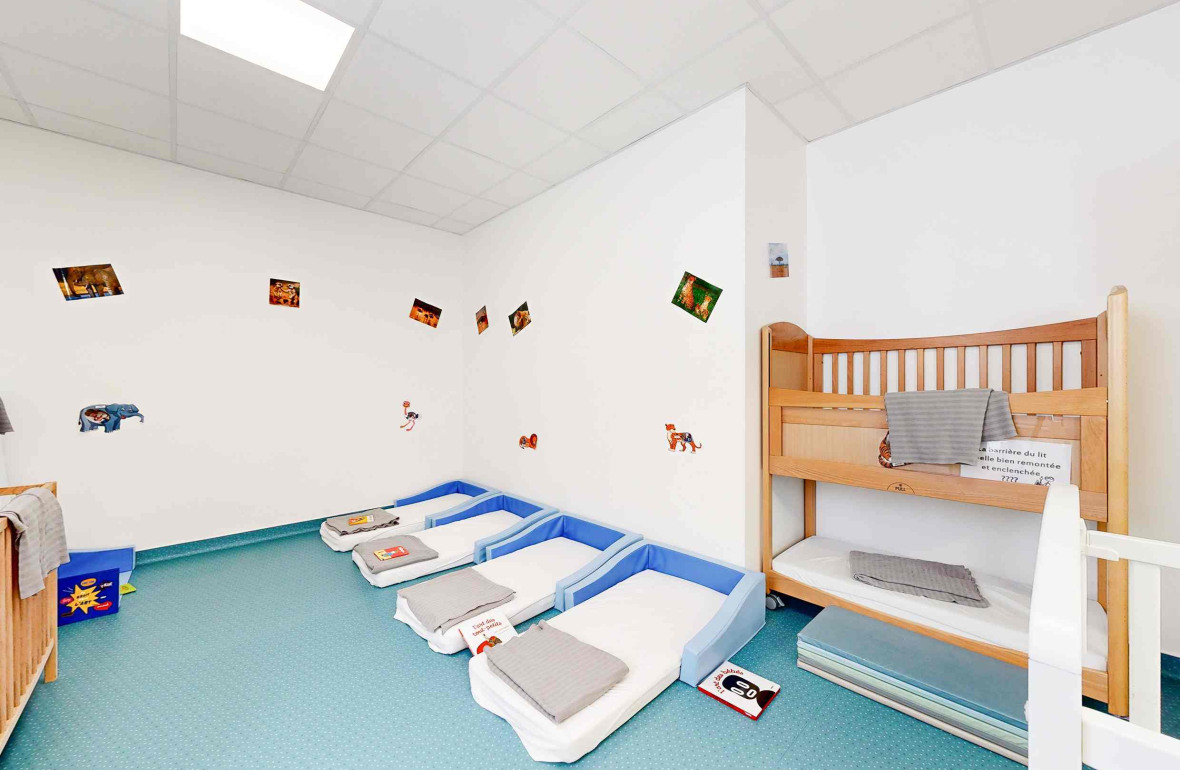 Dortoir de la crèche 