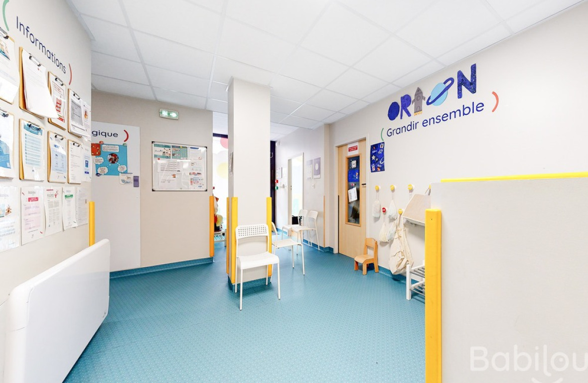 L'entrée de la crèche 