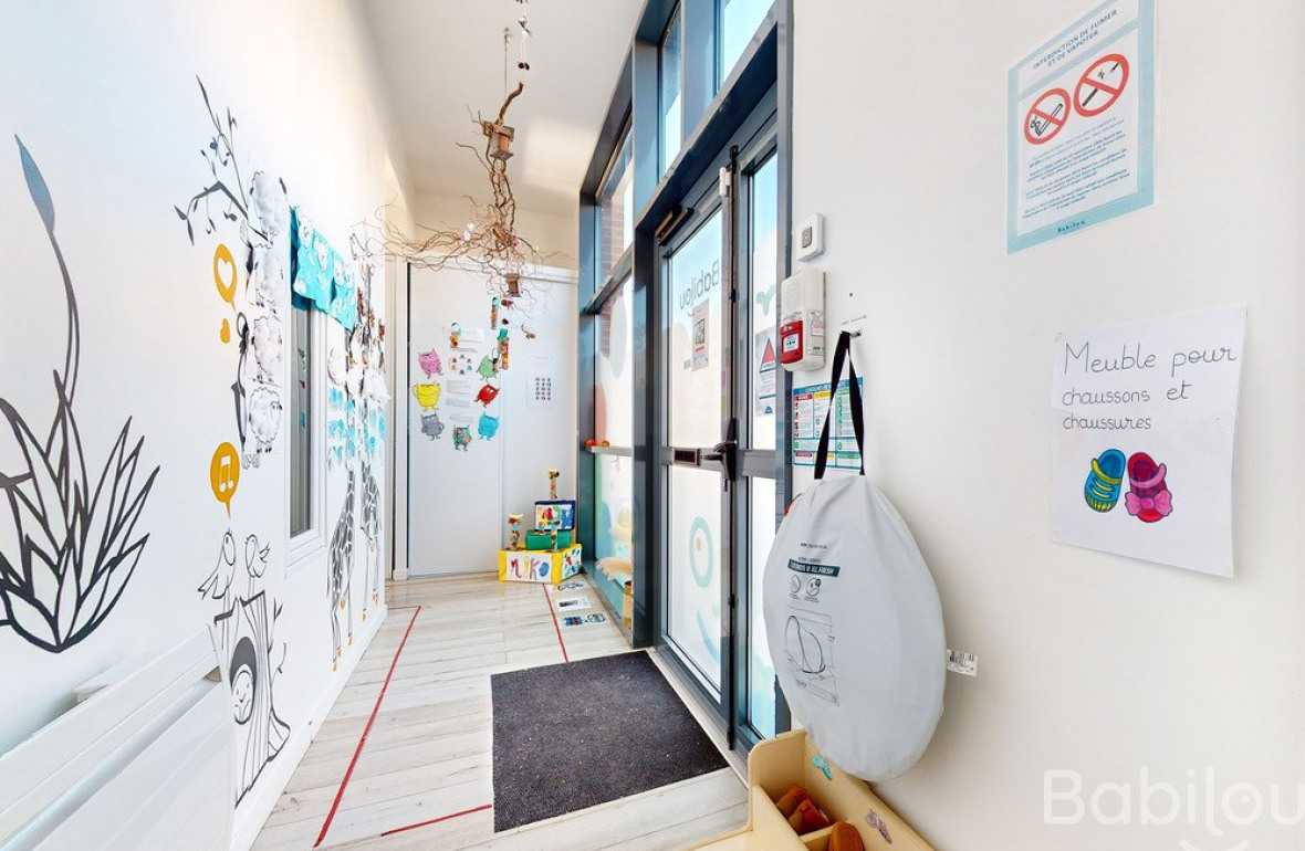 L'entrée de la crèche Babilou