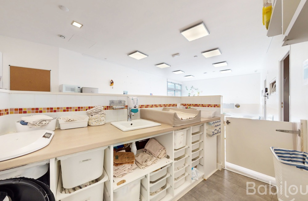 Espace de change en crèche Babilou
