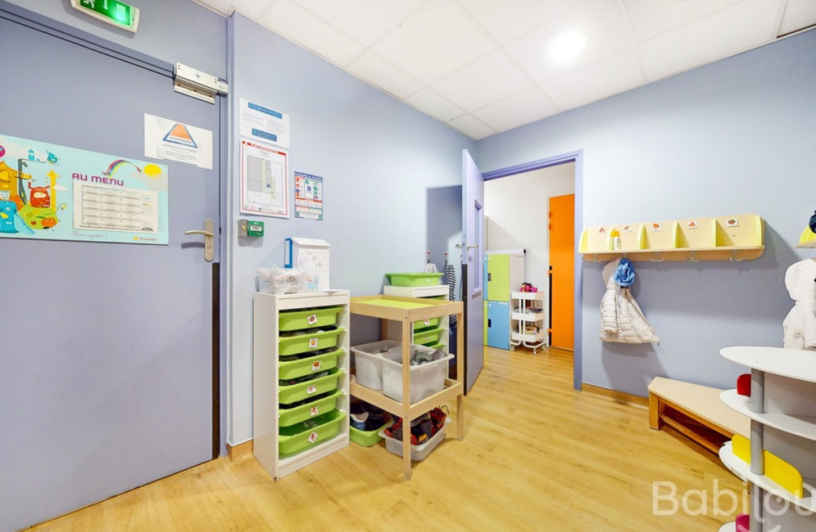 Espace de rangement en crèche Babilou