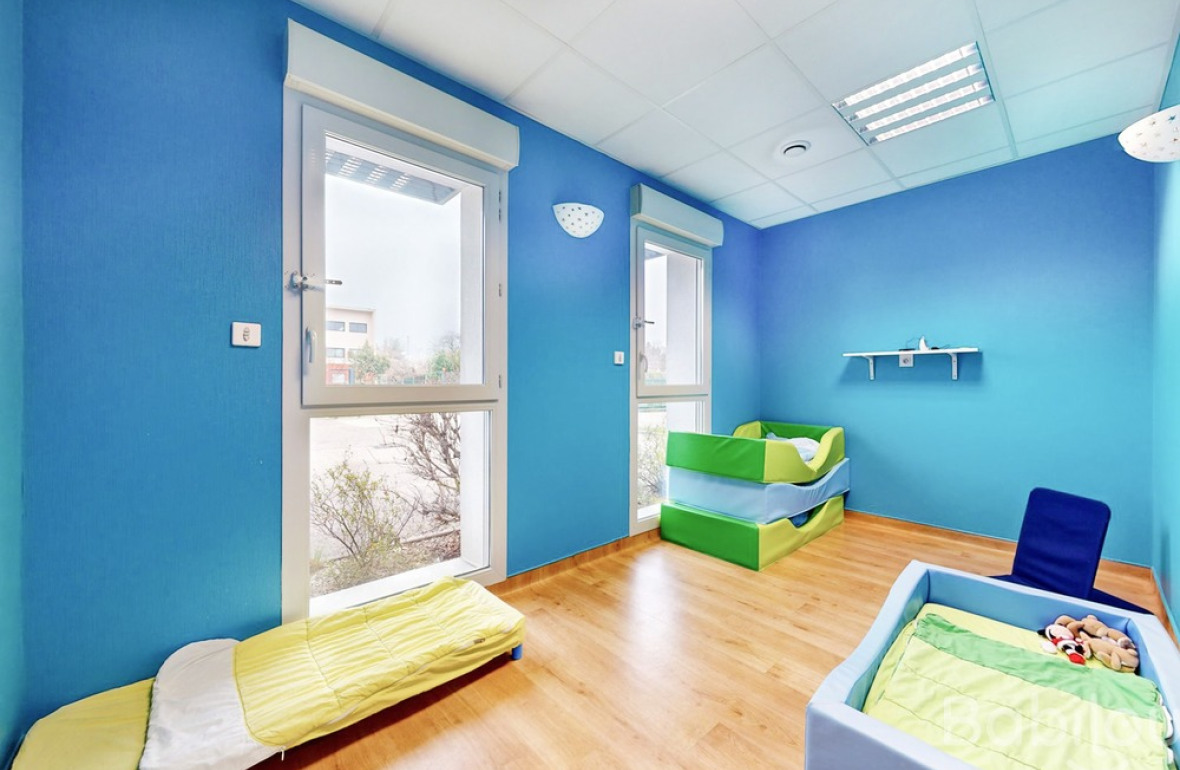 Salle de repos en crèche Babilou