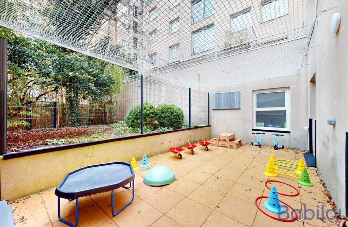 L'espace extérieur de la crèche Babilou