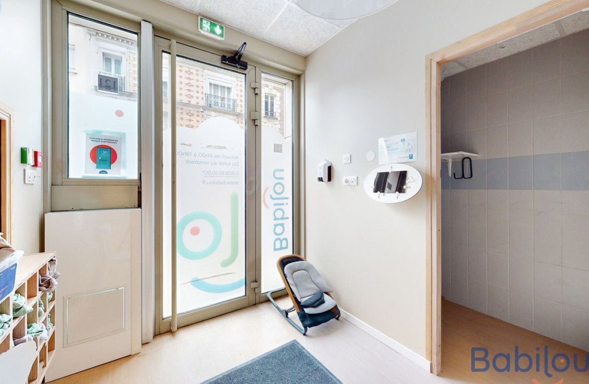 L'entrée de la crèche Babilou