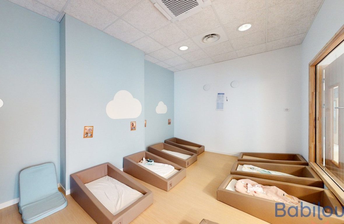 Espace de repos en crèche Babilou