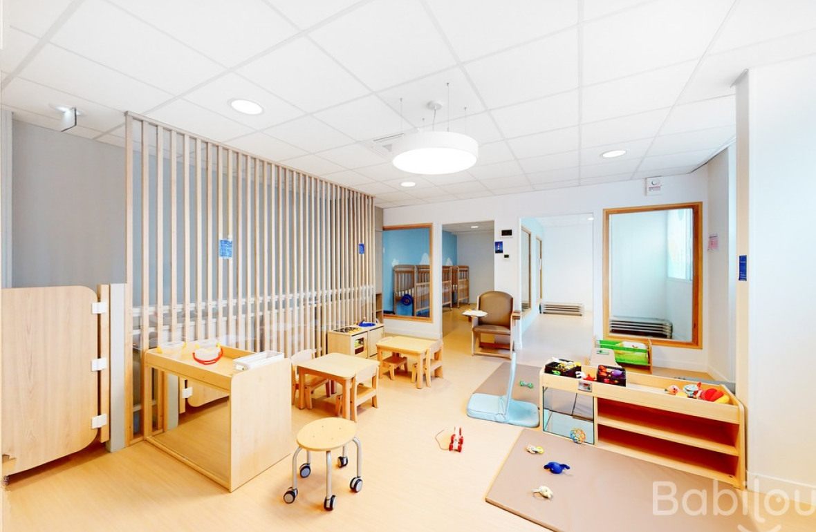 Espace de jeu en crèche Babilou