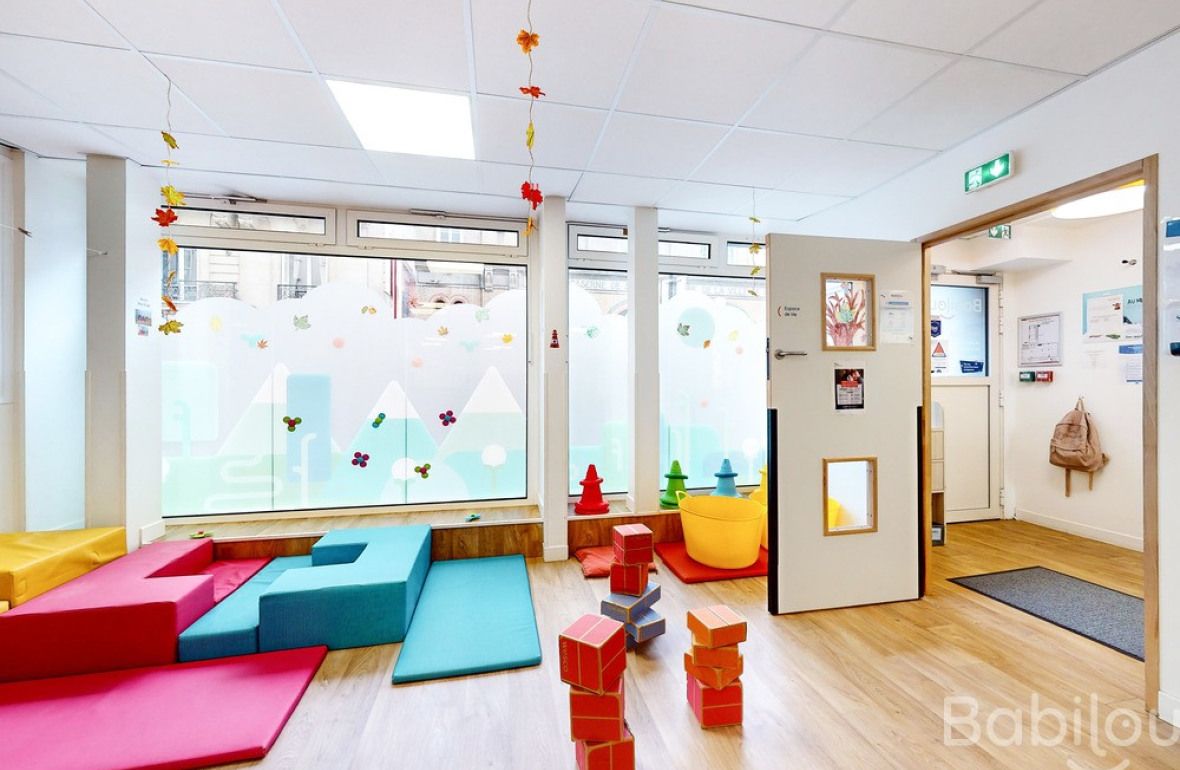 Espace de motricité crèche Babilou 