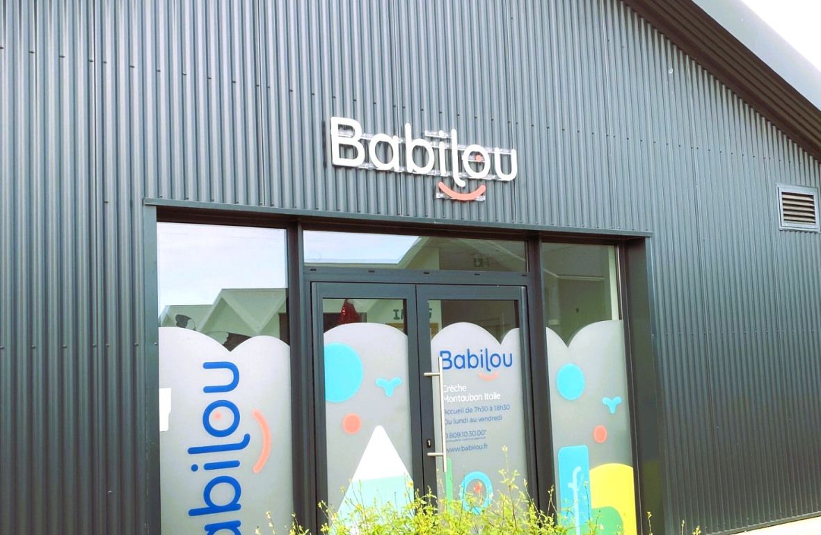 Devanture de la crèche Babilou Montauban Italie