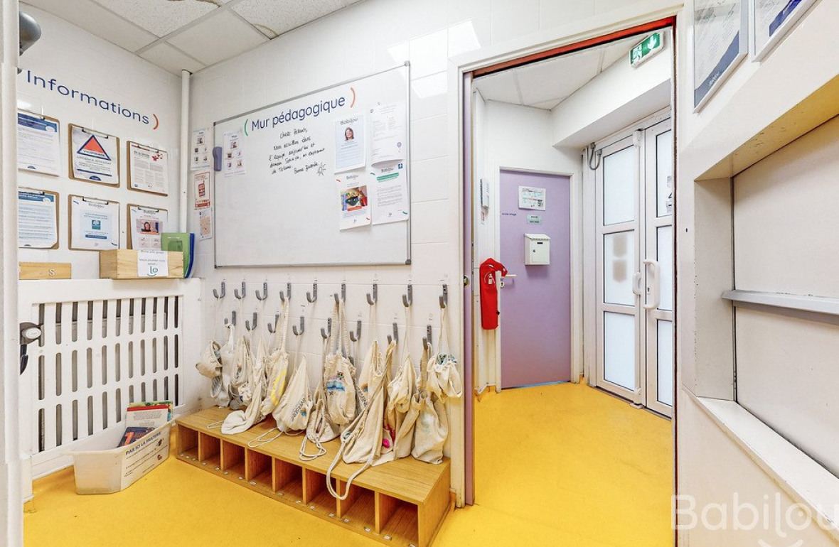 L'entrée de la crèche 