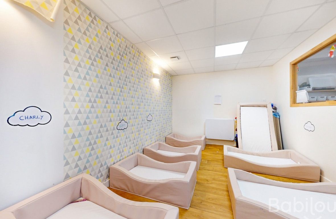 Salle de repose en crèche