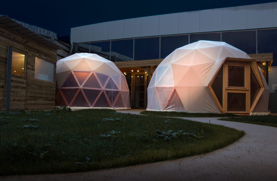 LEs structures igloo au sein de la crèche Babilou Lezennes Moulin