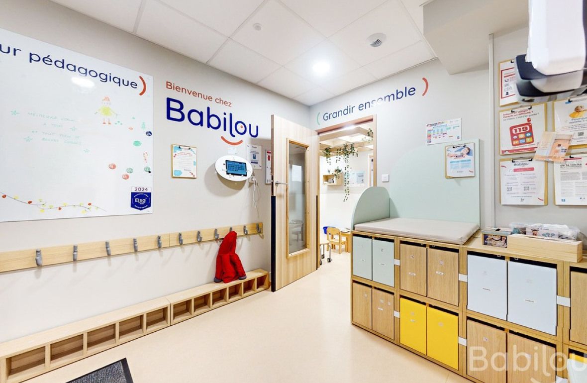 Espace de rangement en crèche 