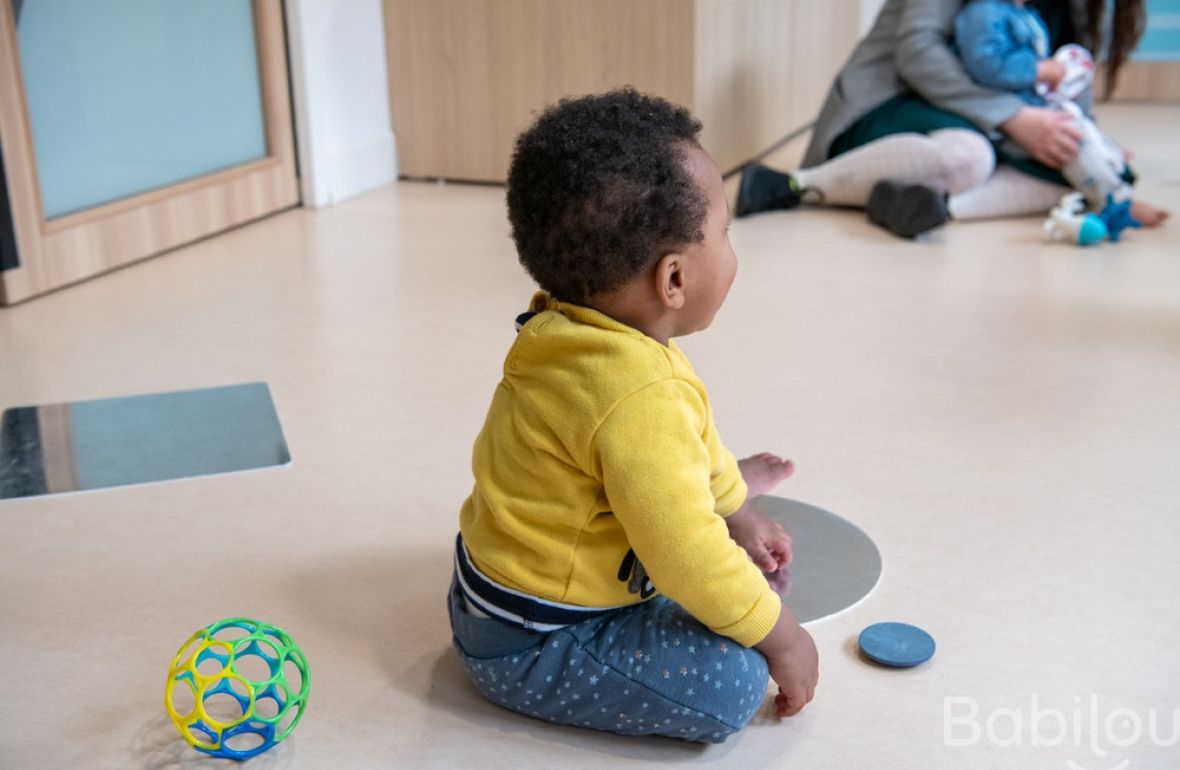 Un bébé en crèche 