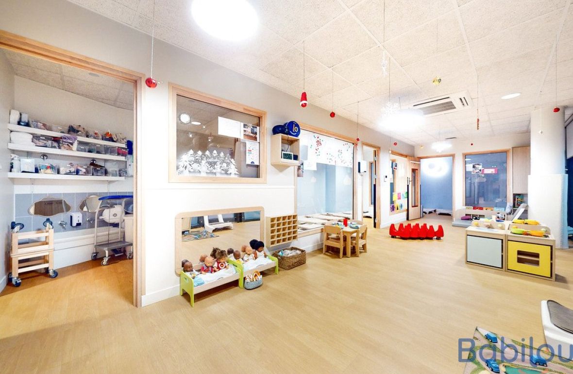 Espace de jeu en crèche Babilou