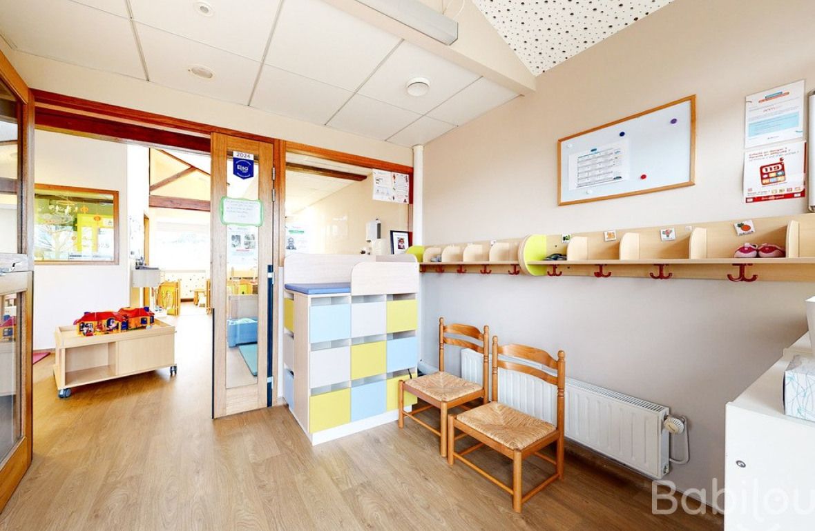 Espace de rangement en crèche