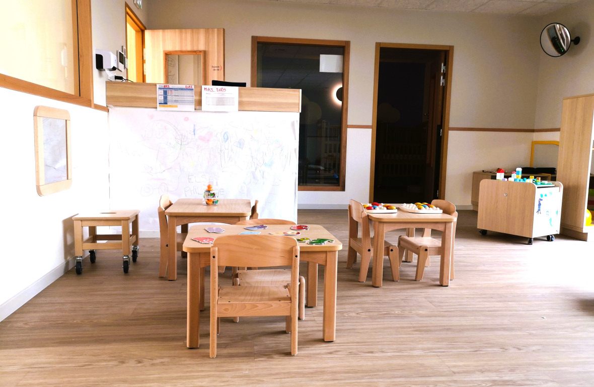 Intérieur de la crèche Babilou Saint-Nazaire Normandie